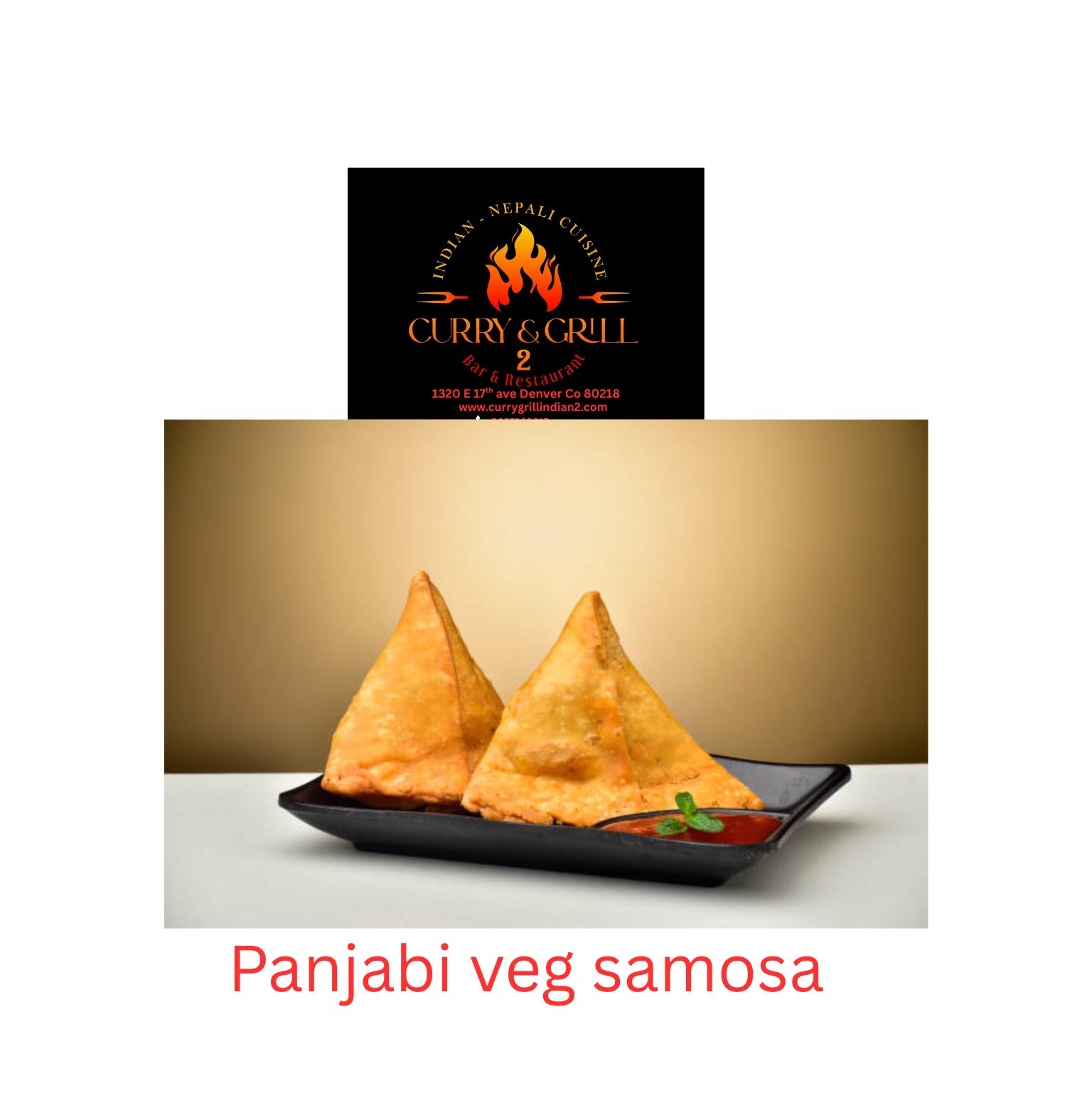 Punjabi Samosa  (2pc).