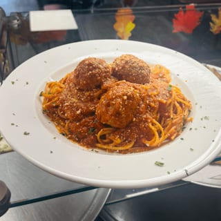 Spaghetti with Homemade Meatballs