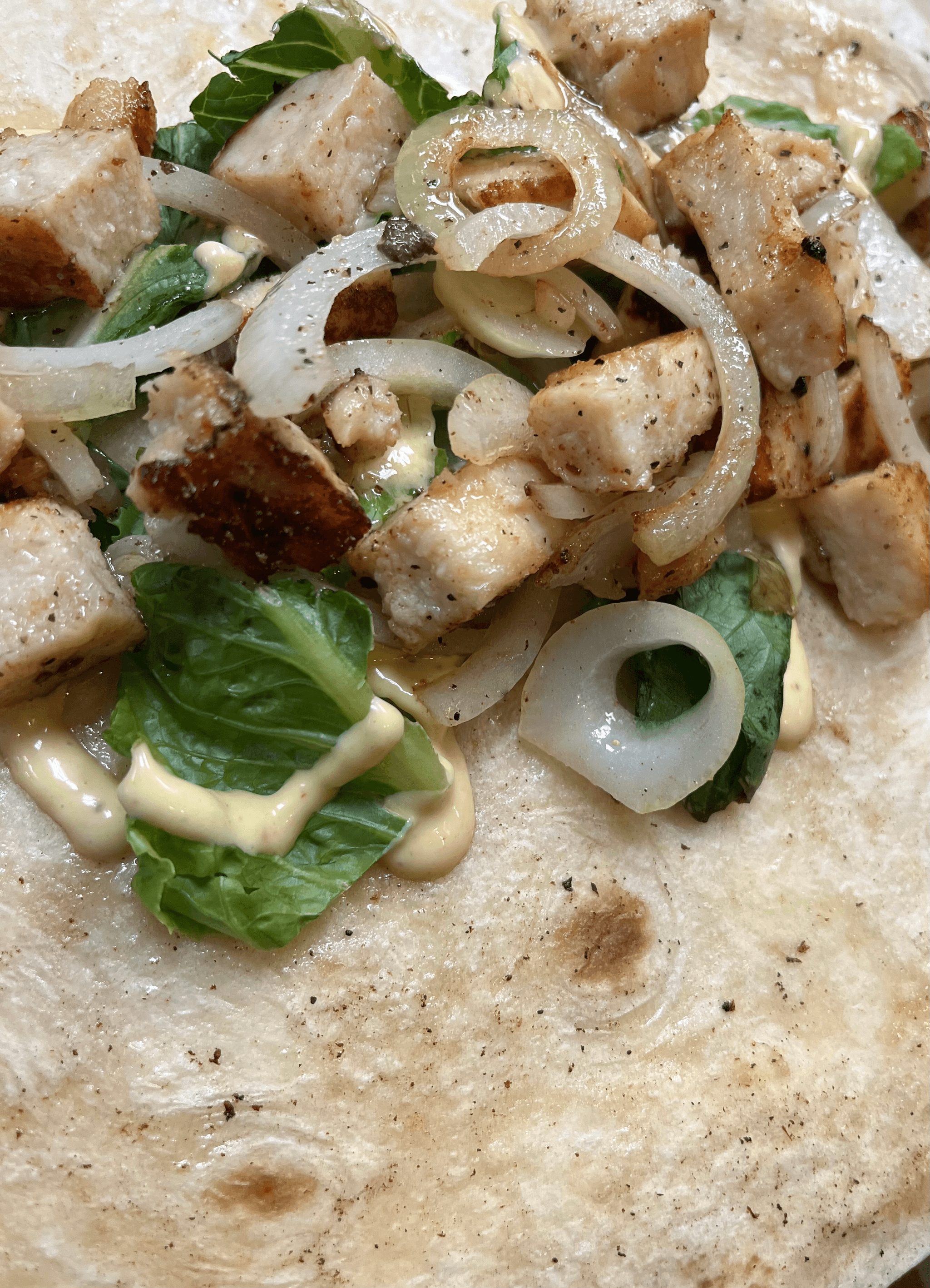 Chicken Fajita Wrap.