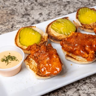 2 Caesah's sliders with fries