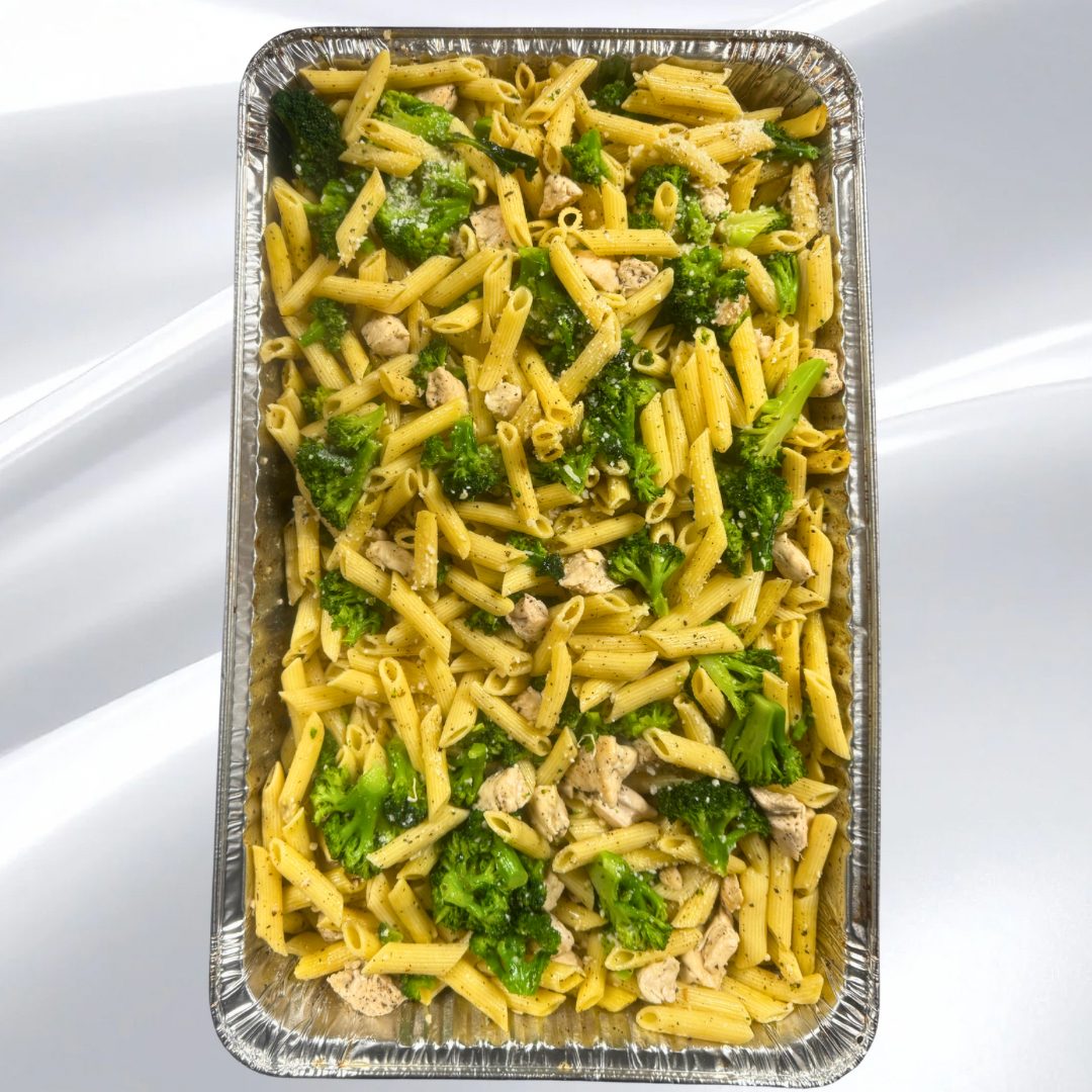 Chicken, Broccoli, Penne.