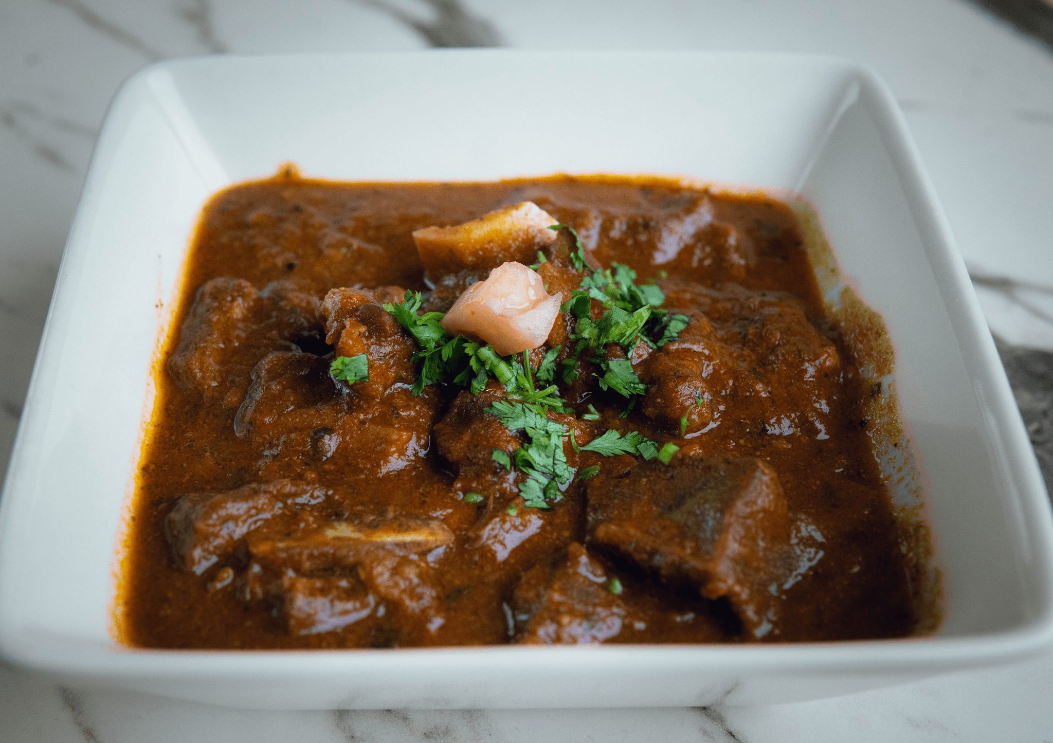 Chef's Special Goat Curry.