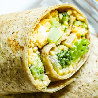 Broccoli and Cheddar Wrap