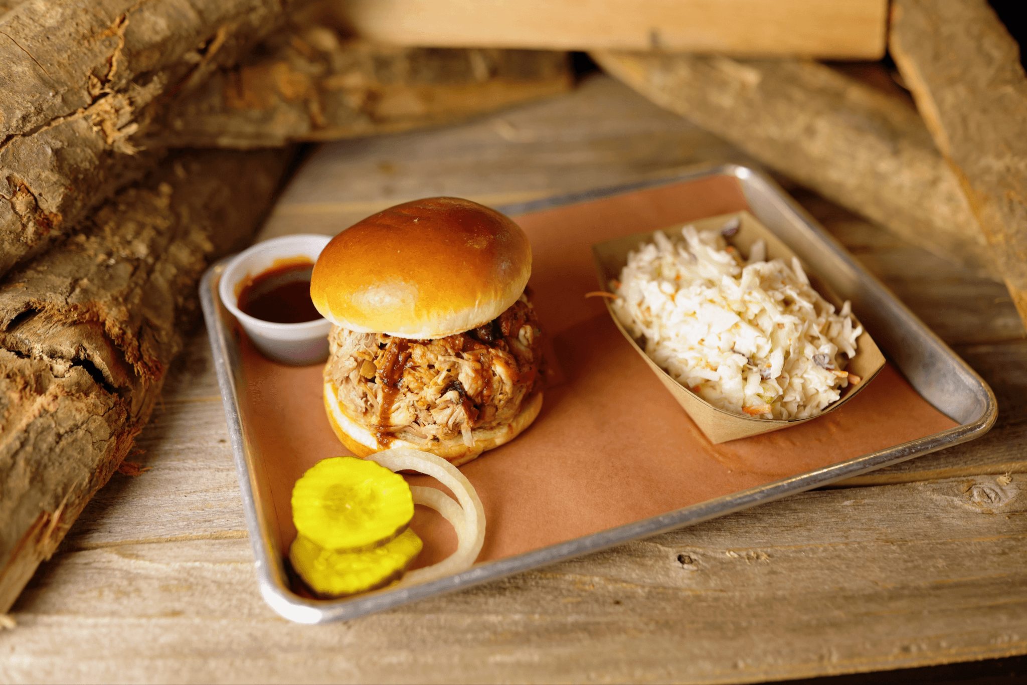 Chopped Pork Sandwich.