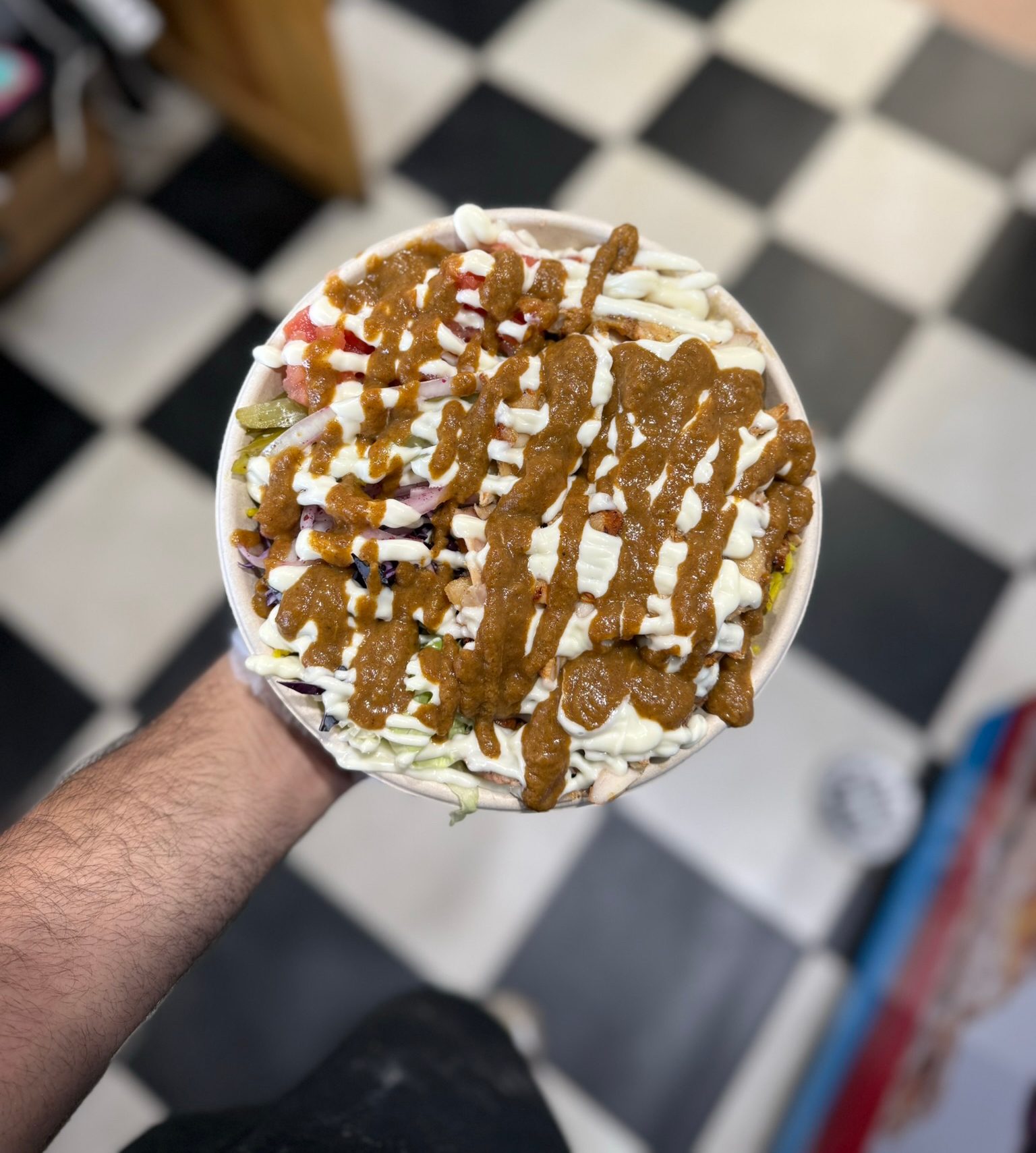 Butter Chicken Shawarma Bowl.