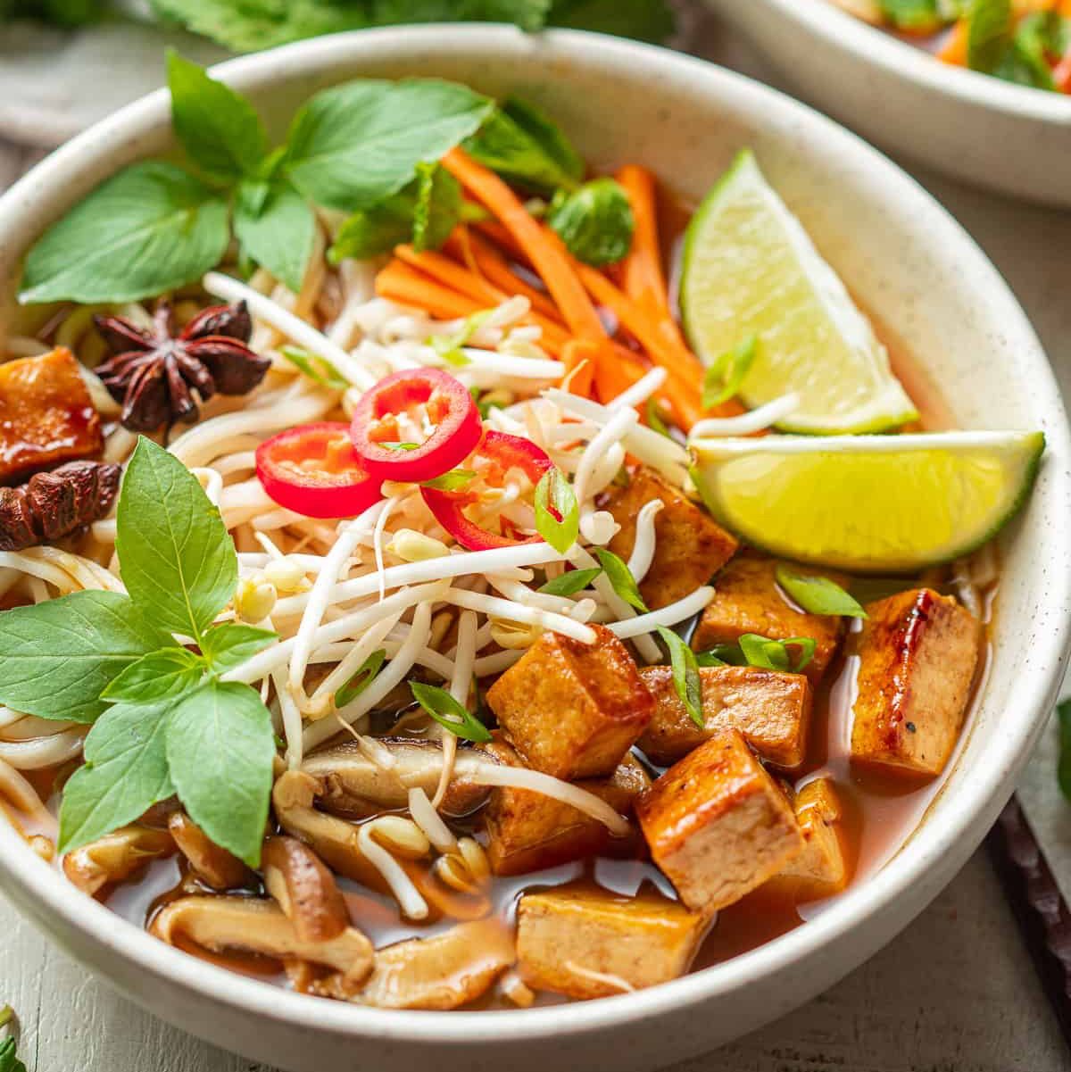 Tofu Pho Bowl.