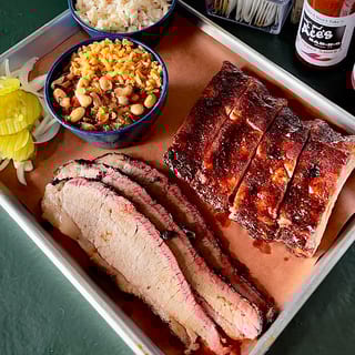 BBQ Rib & Brisket Plate