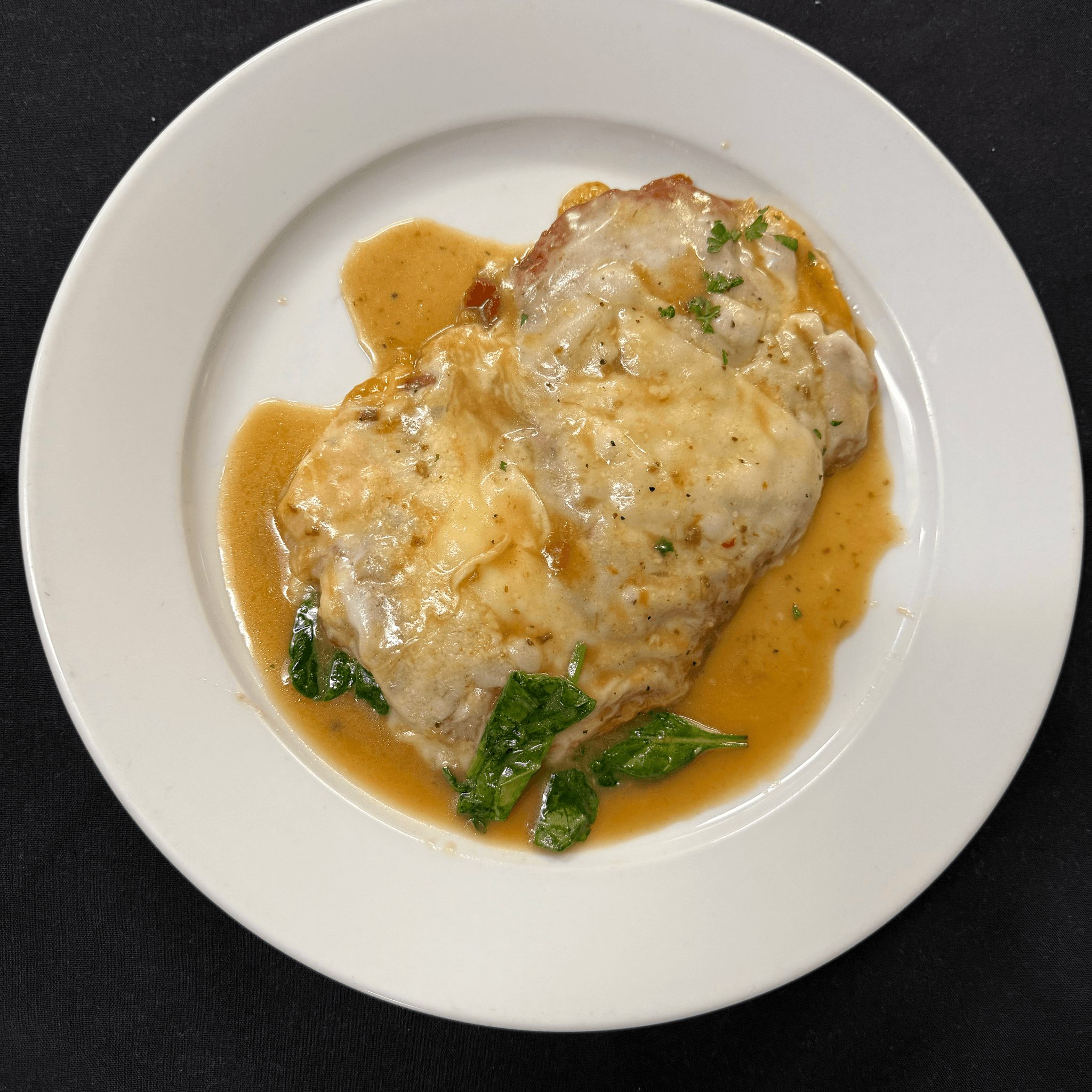 Chicken Saltimboca.