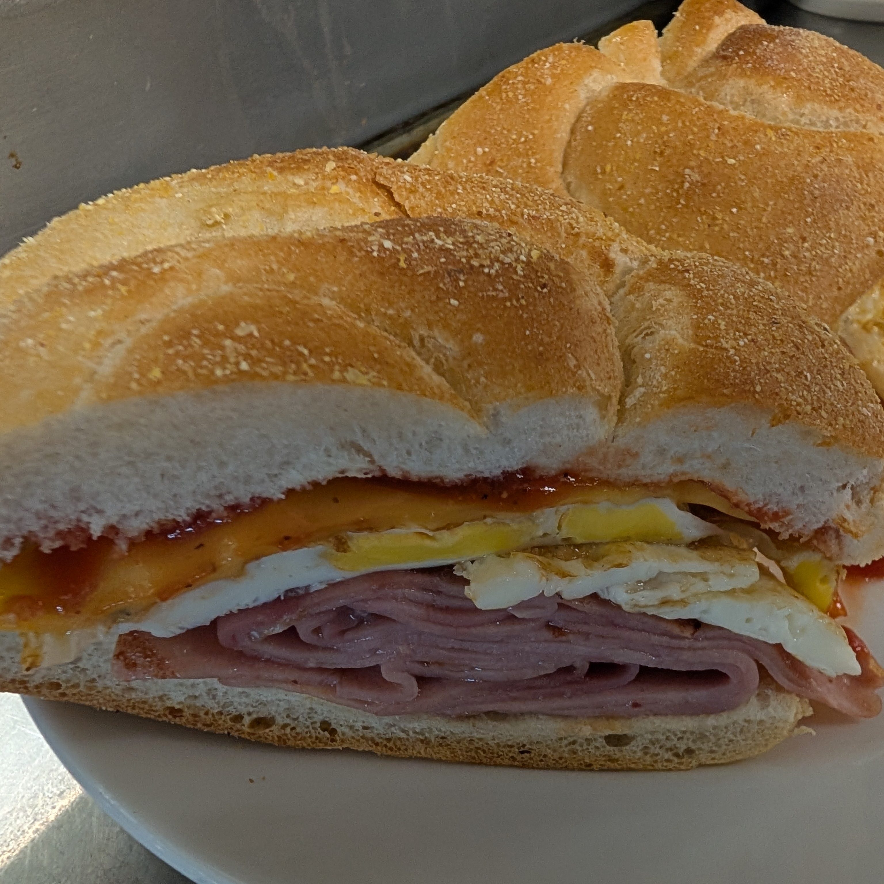 Ham & Egg Sandwich.