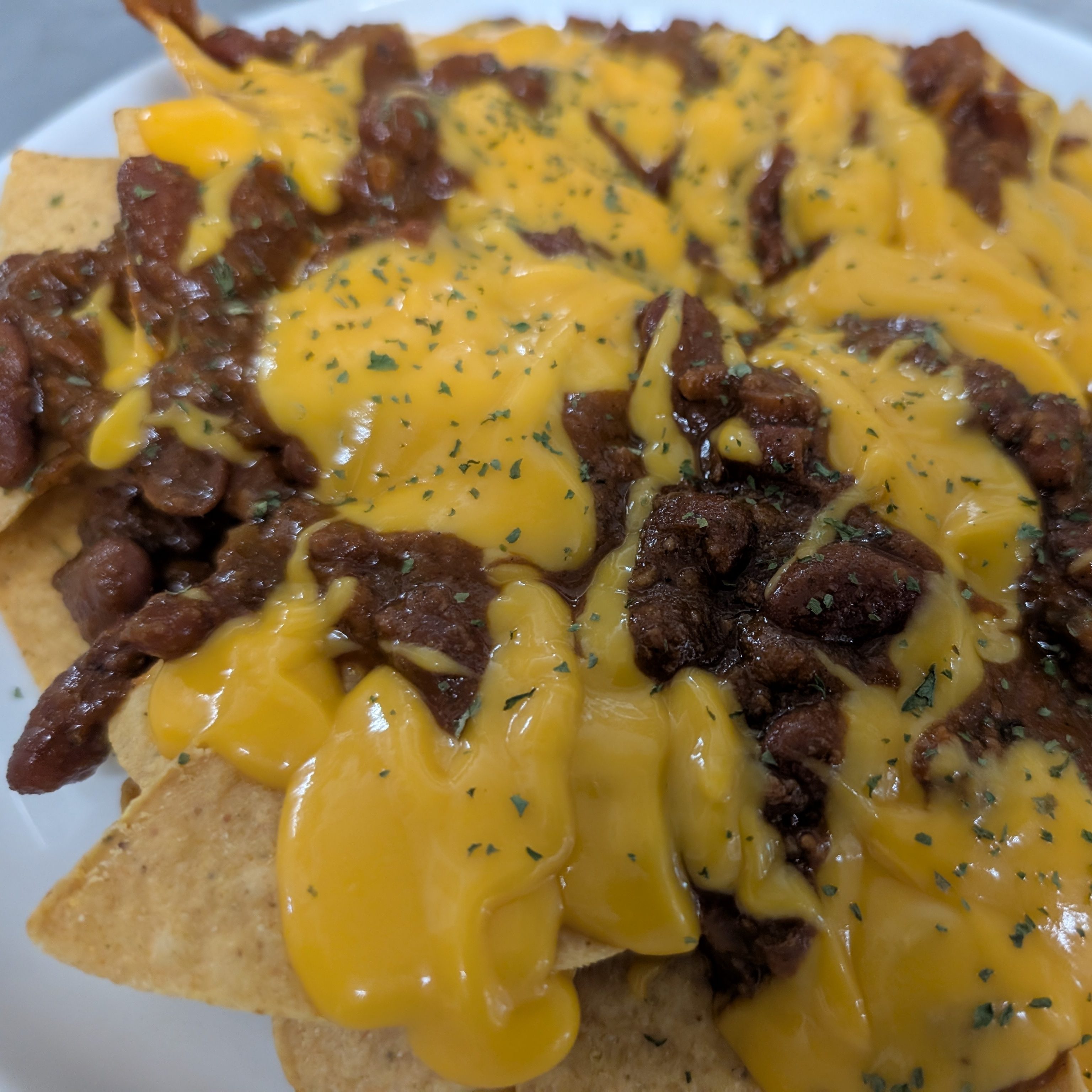 Nacho with Chili.