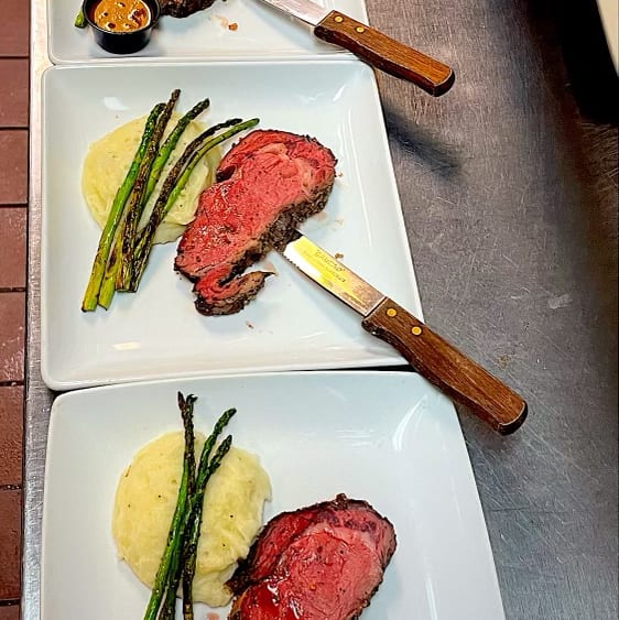 8 Oz Prime Rib.