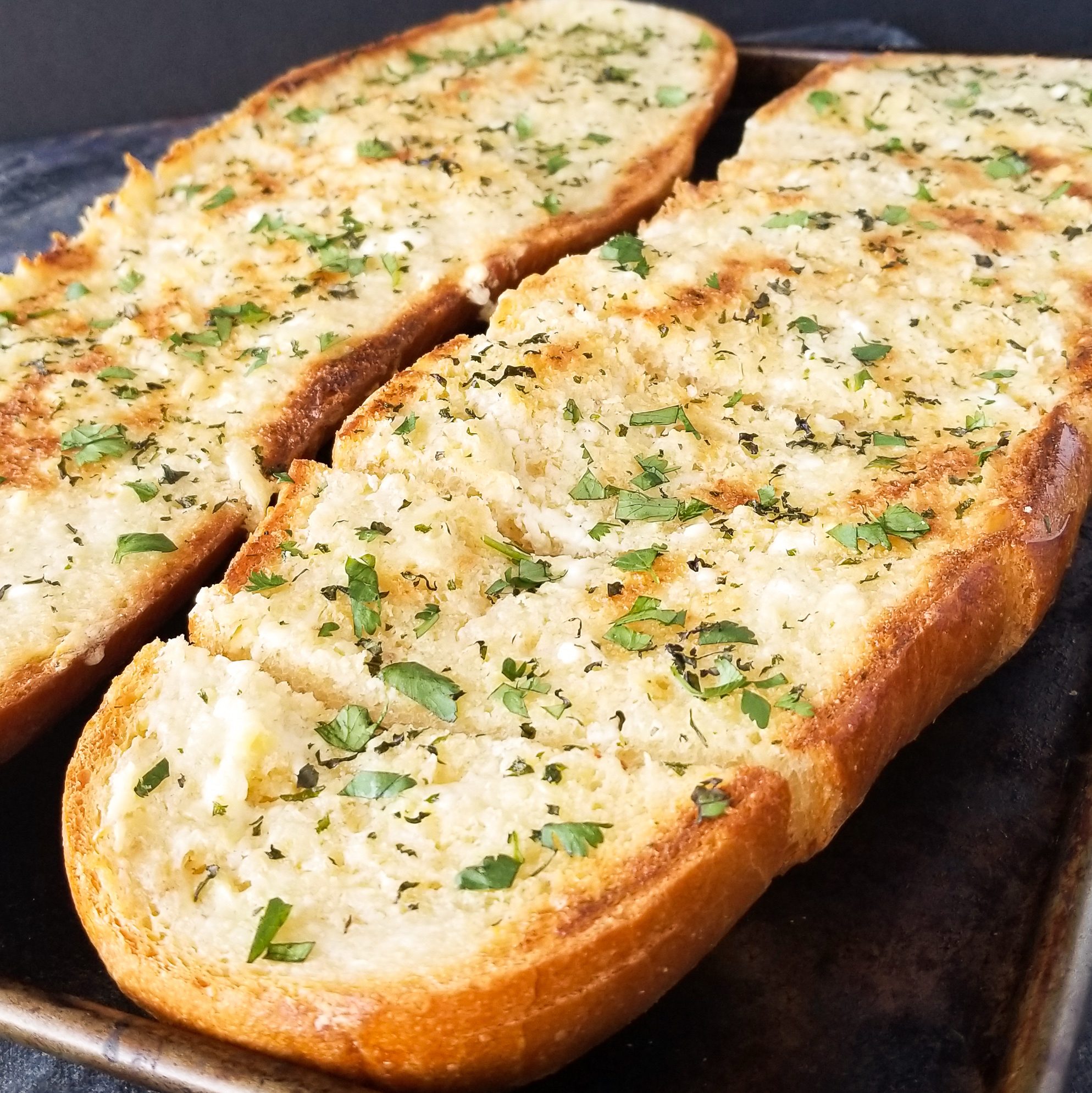 Famous Garlic Bread with Cheese.