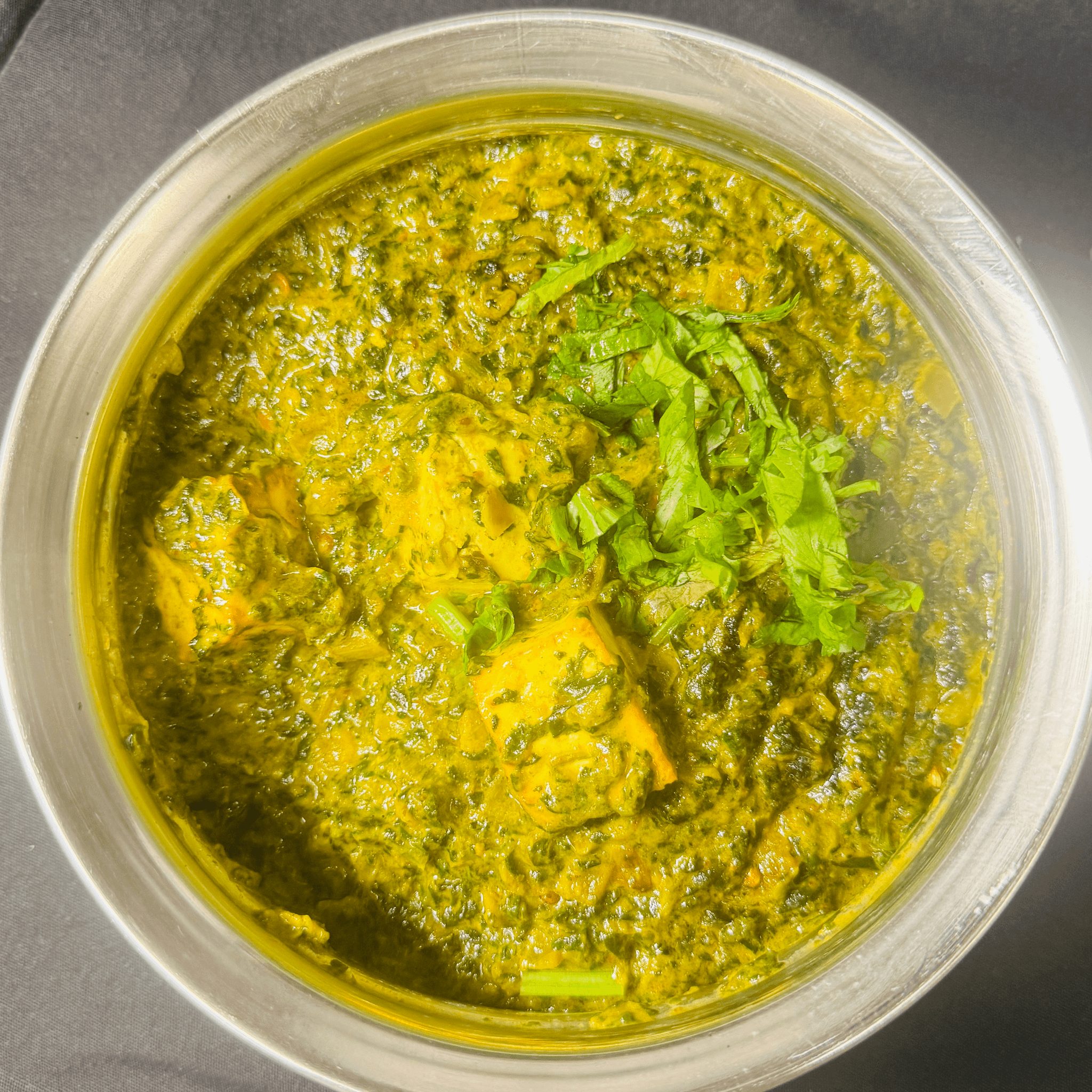 Palak Paneer.