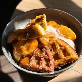 Brown Butter Sage & Pear Waffle