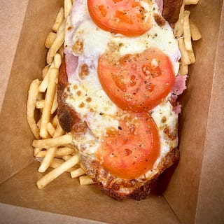 Milanesa a La Napolitana Sandwich | Lunch