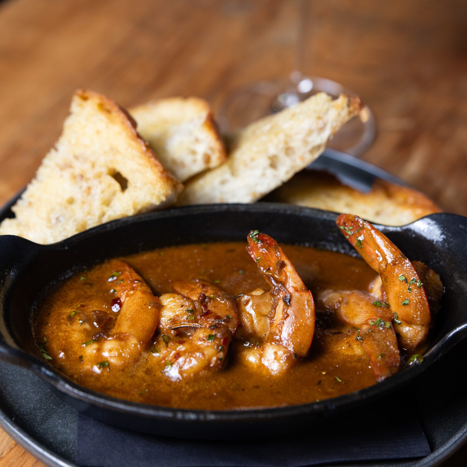 New Orleans “BBQ” Shrimp.
