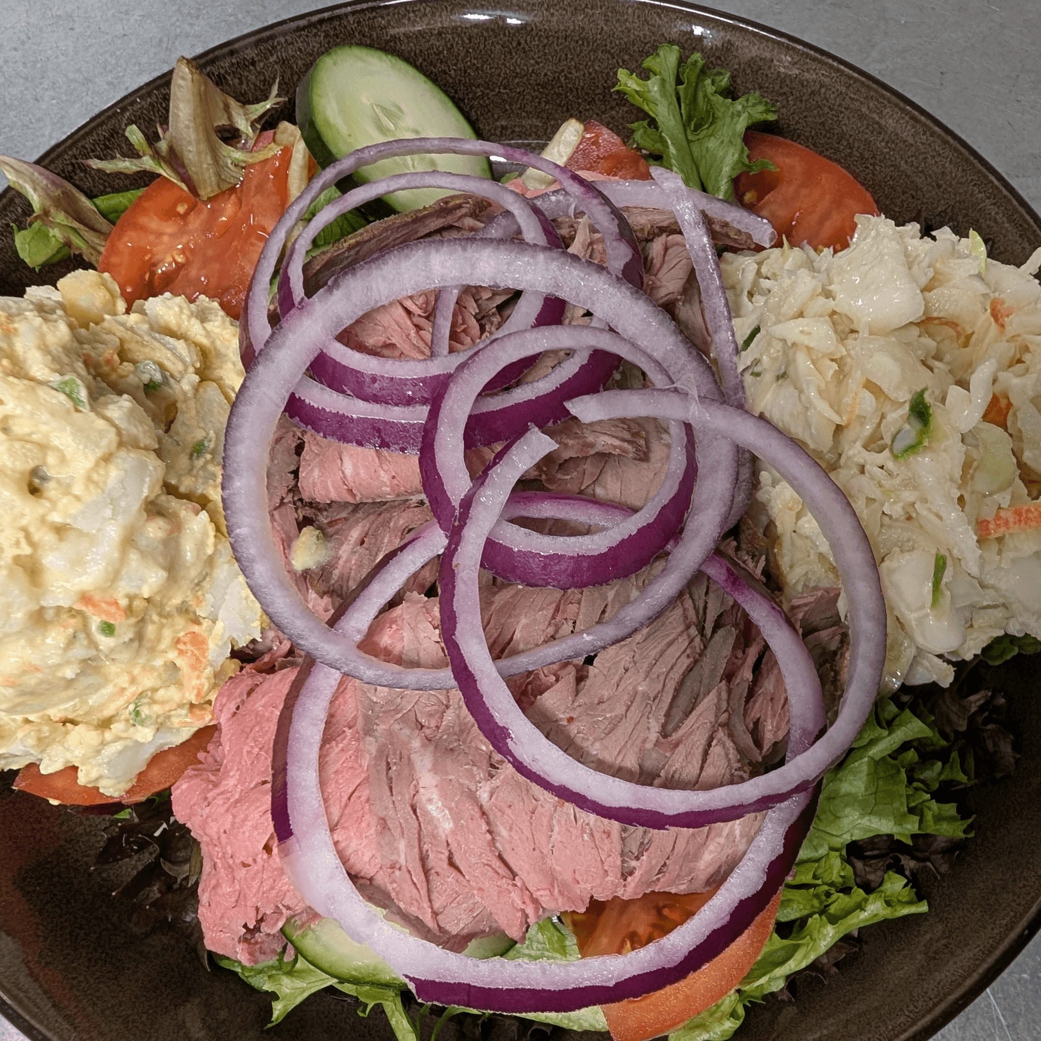 Sliced Roast Beef Platter.