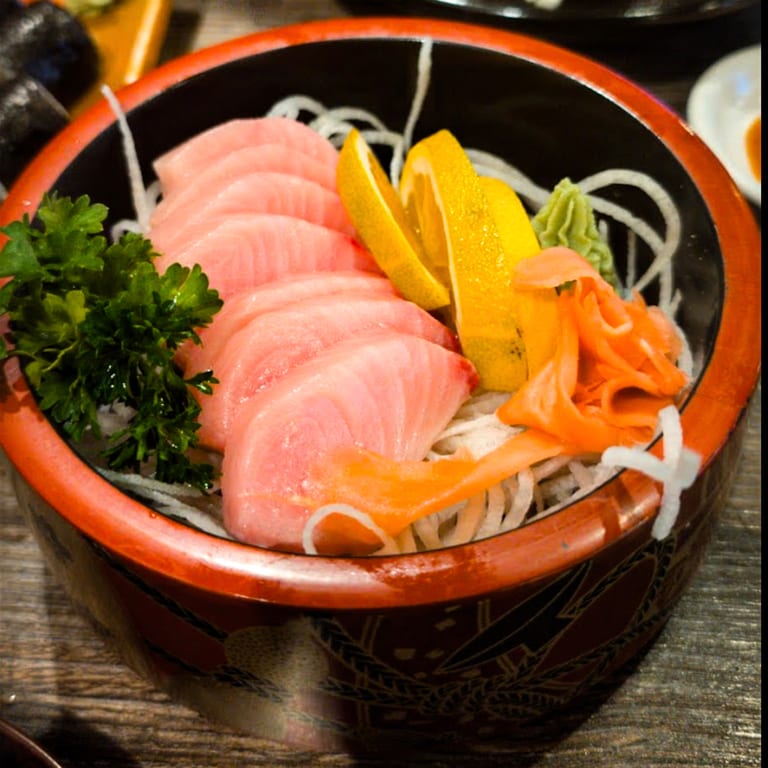 Savor Fresh Sashimi and More