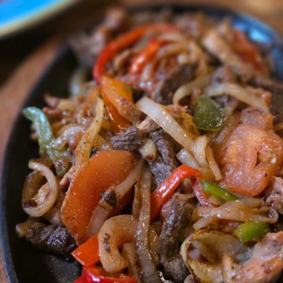 (L) Fajita Steak.