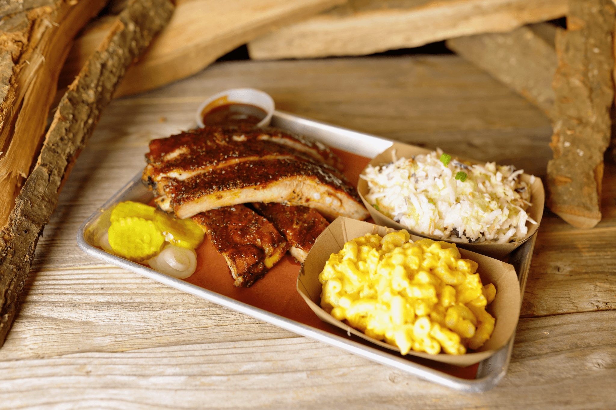 Pork Spare Rib Plate.