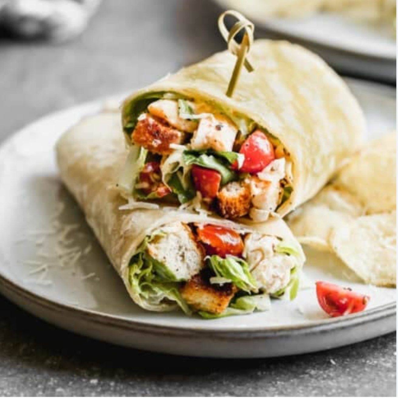 Chicken Caesar Wrap.