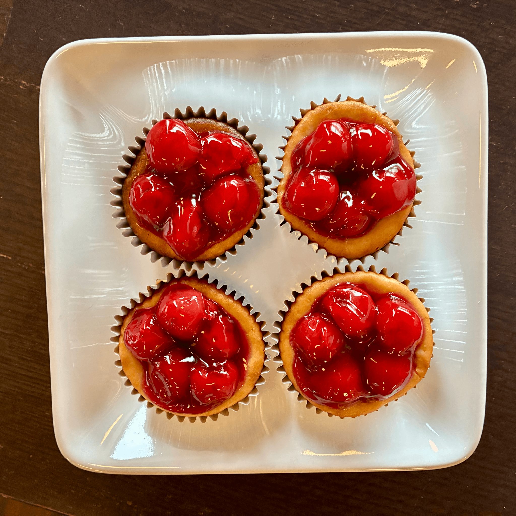 Bab’s Mini Cherry Cheesecake’s.
