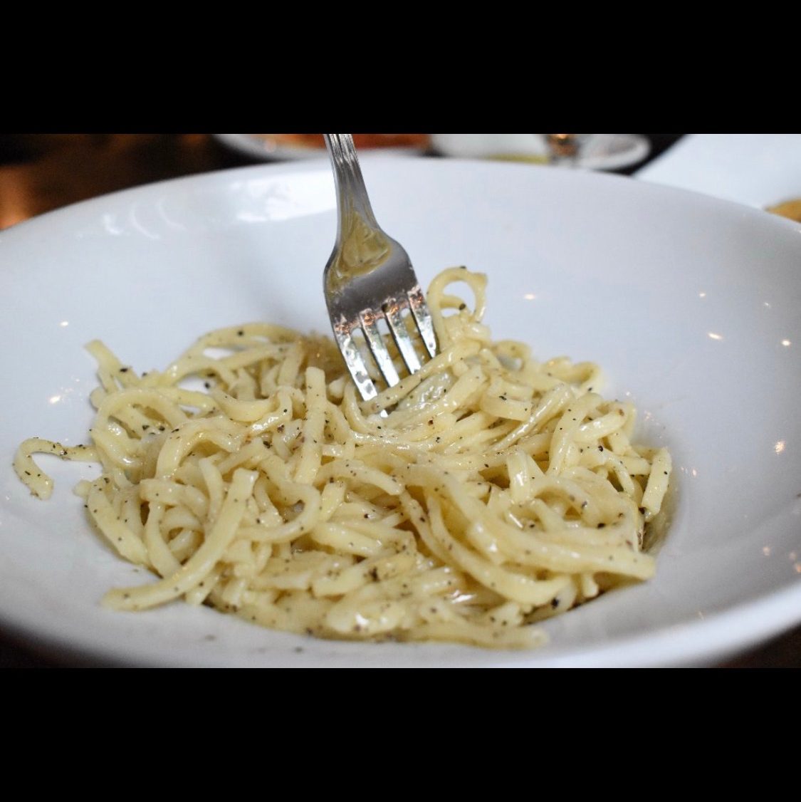 Cacio e Pepe.