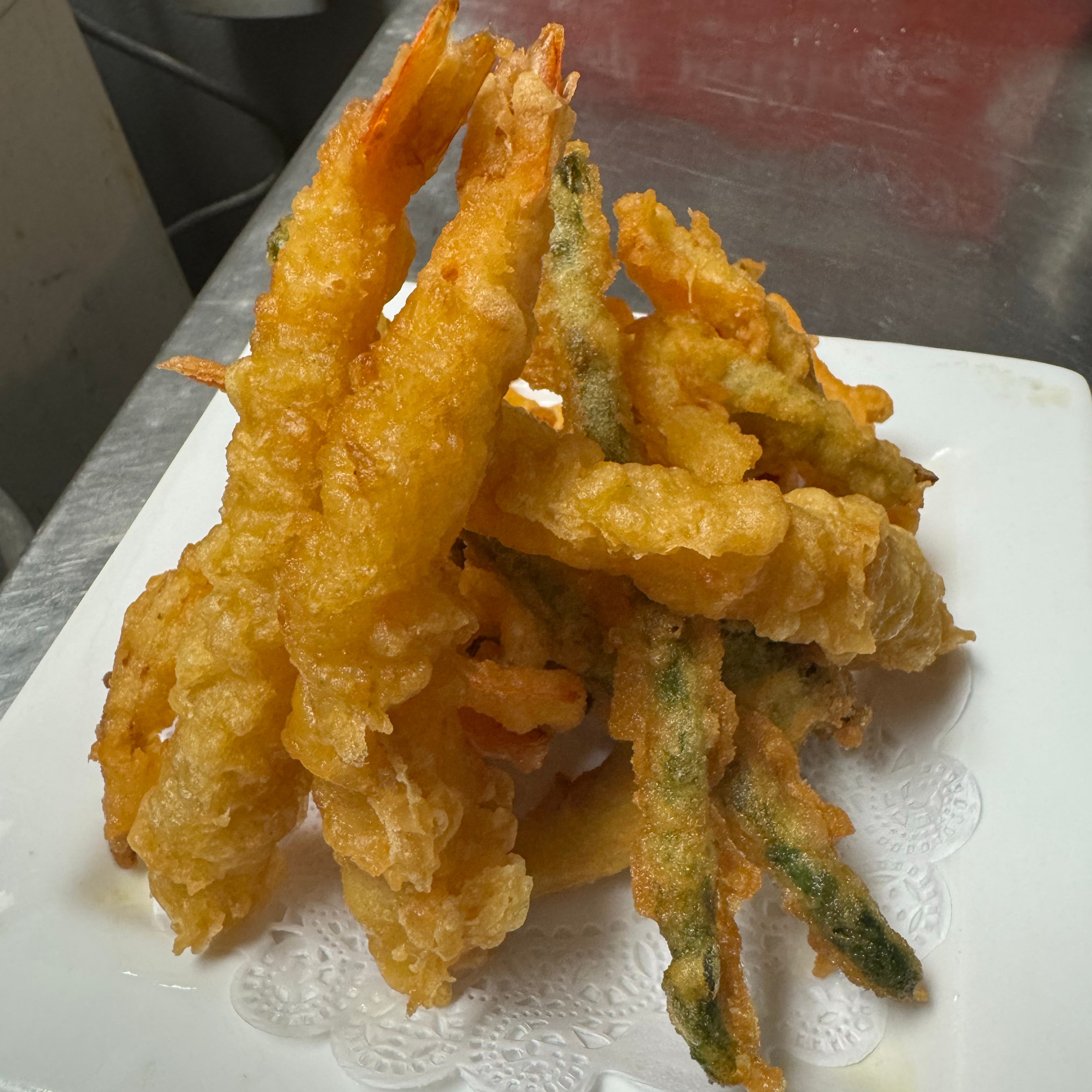 Shrimp or Chicken Tempura.
