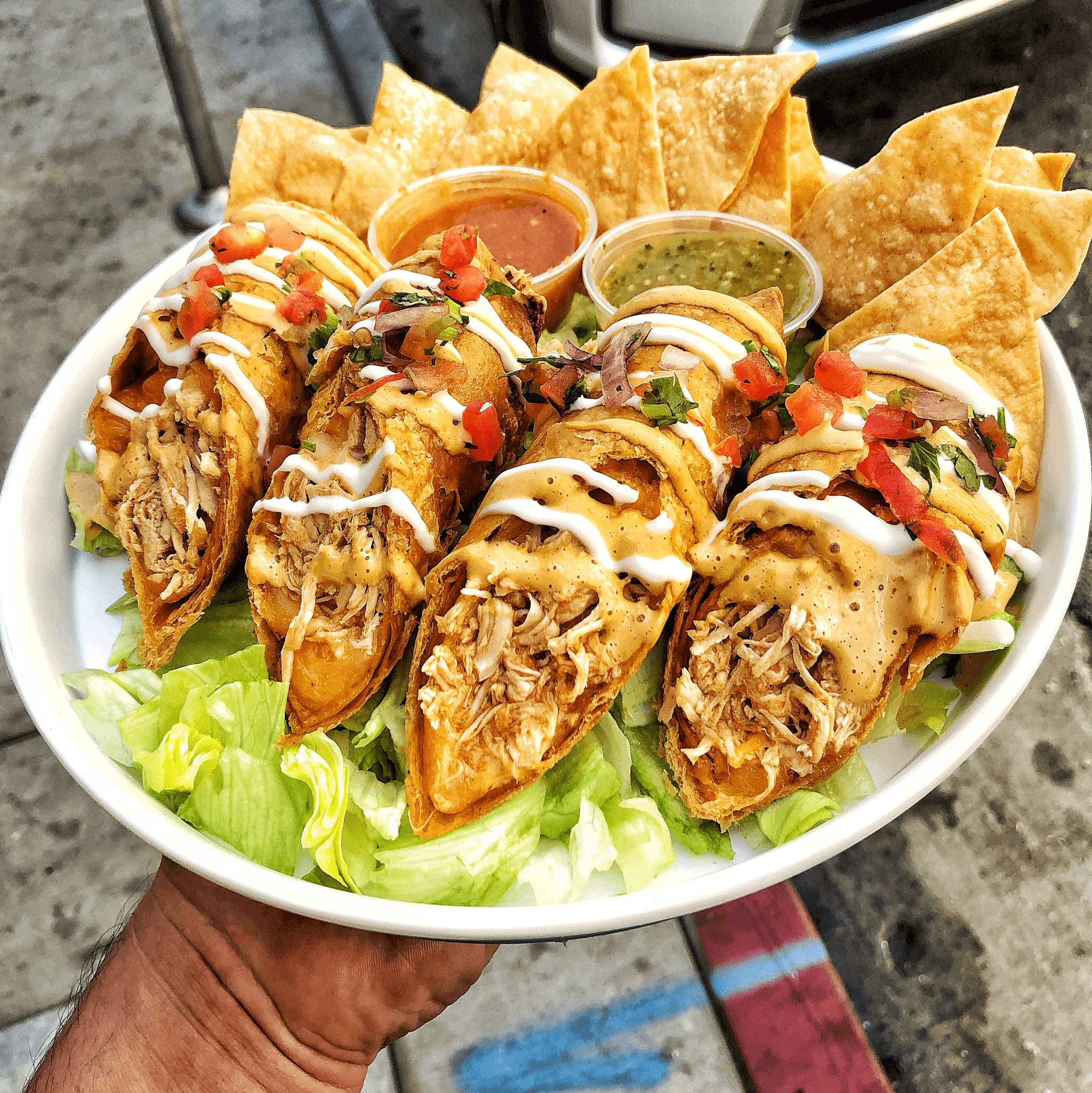 Famous Tinga Flautas.