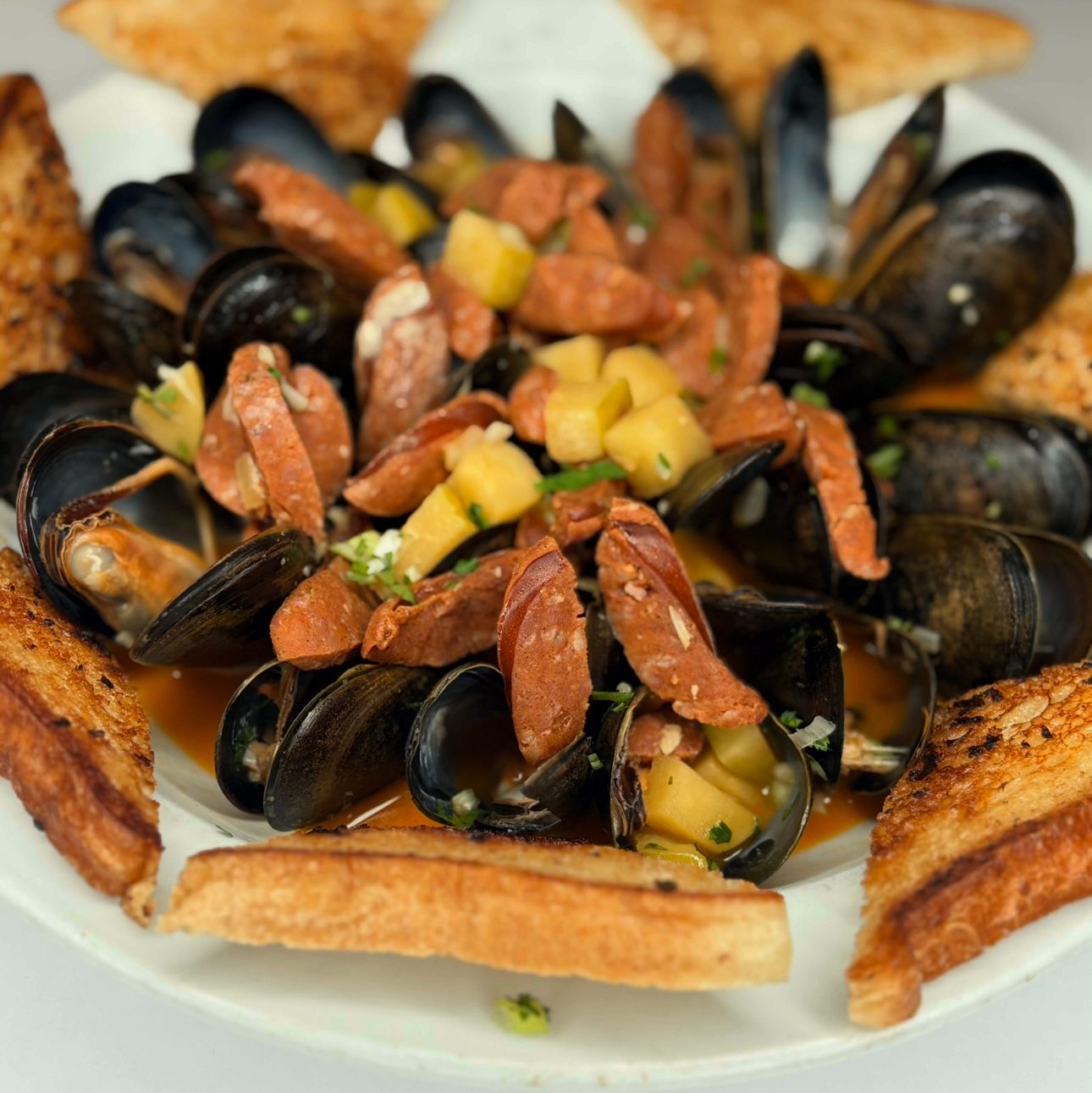 Mussels.
