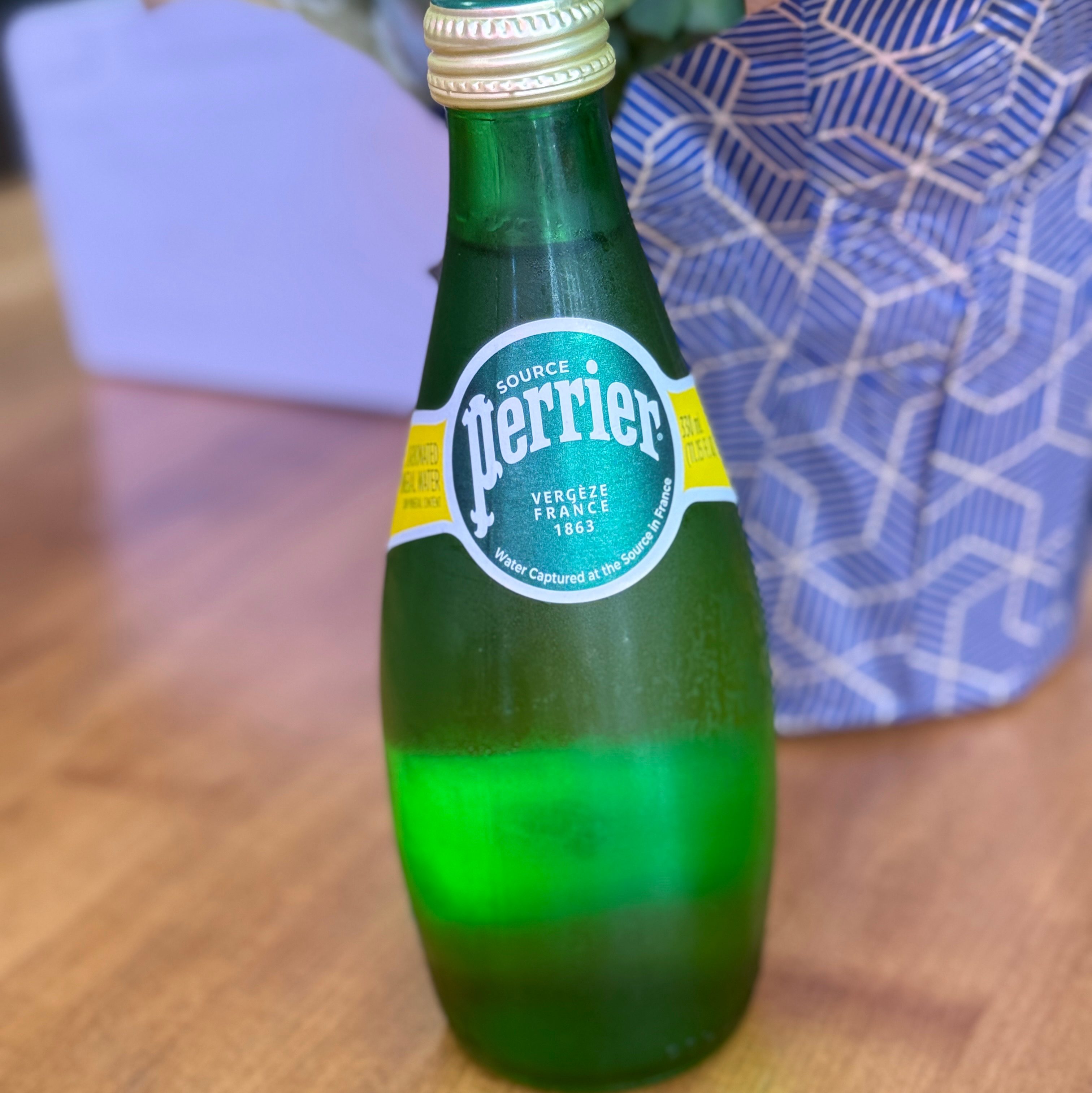 Perrier Water.