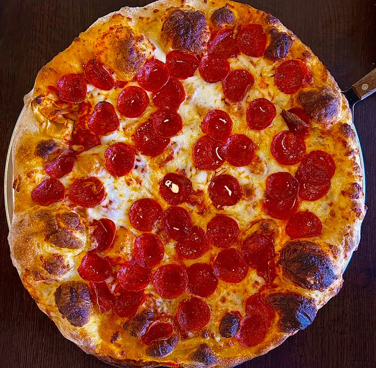 Single Topping Individual Pizza.