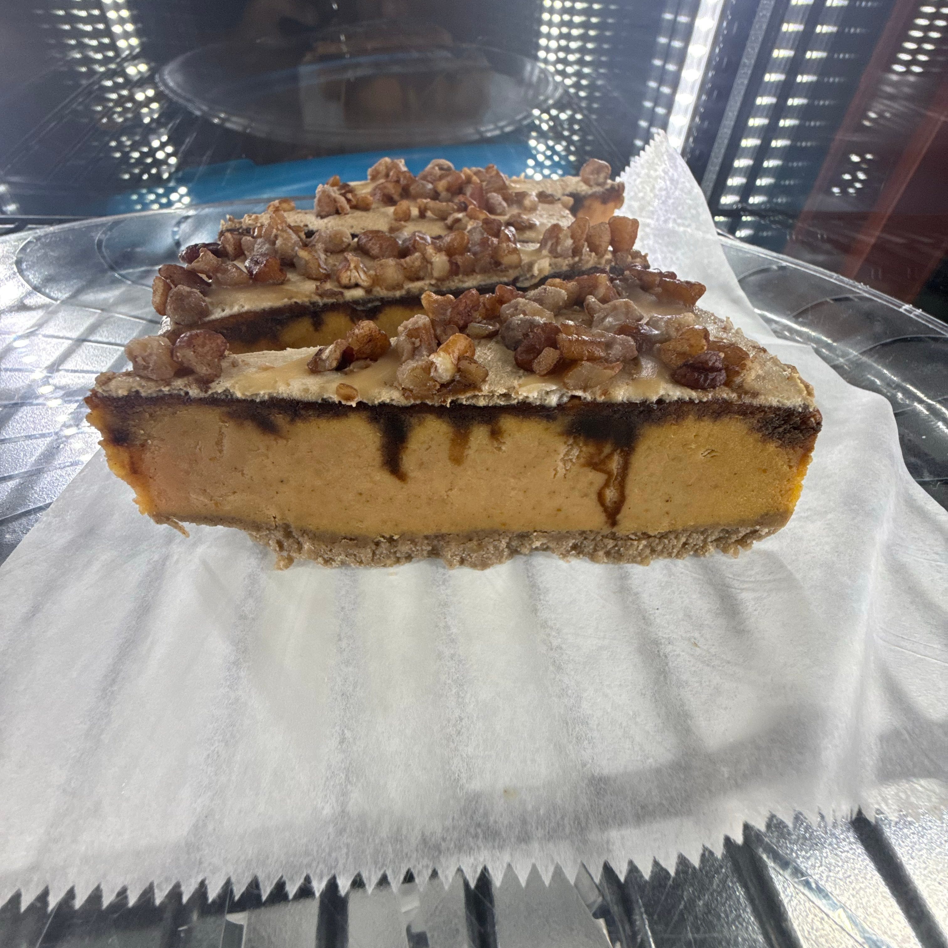 Pumpkin Praline Cheesecake.