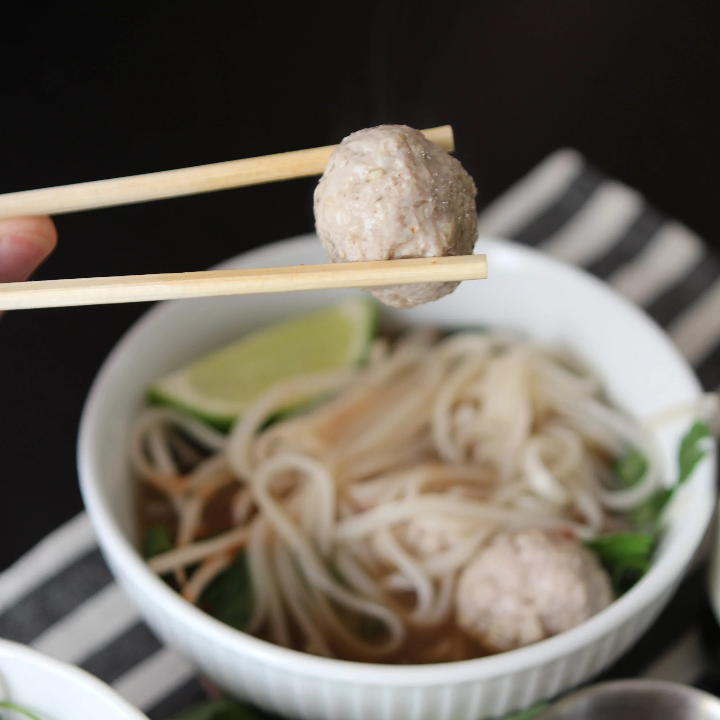 Meatball Pho Bowl.