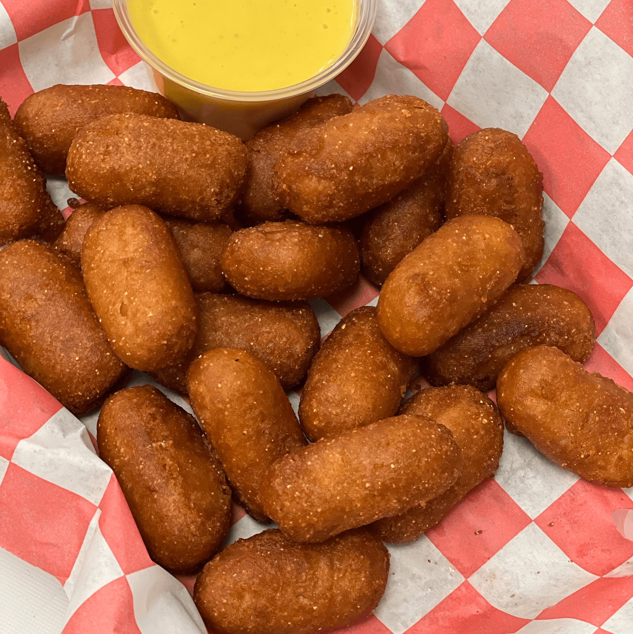 50 Mini Corn Dogs.