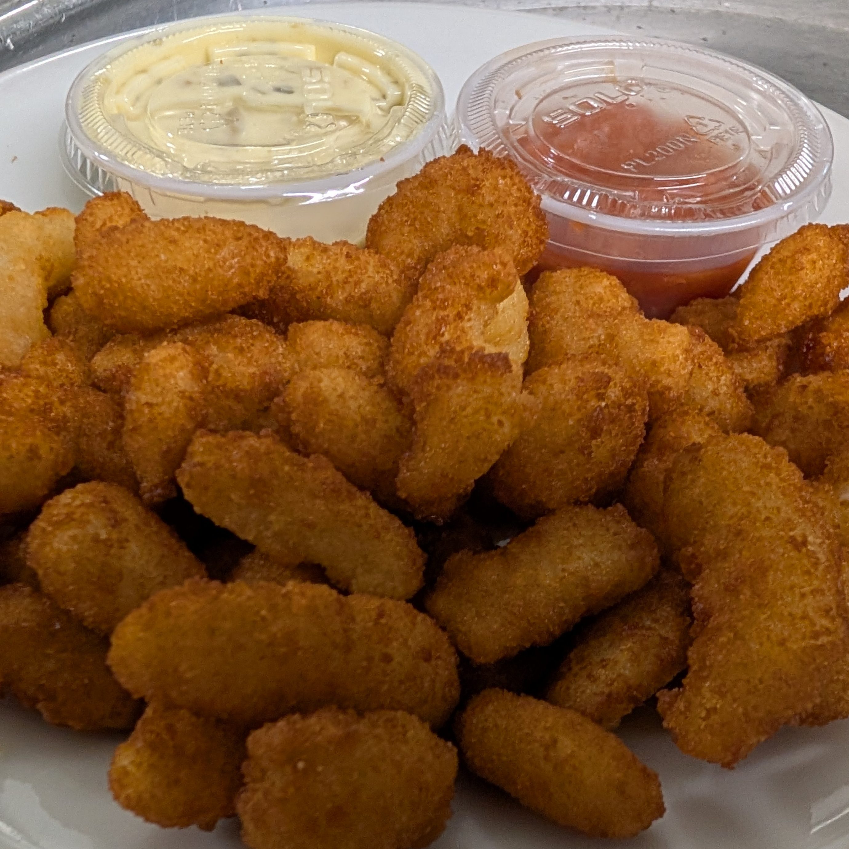 Breaded Baby Shrimp.
