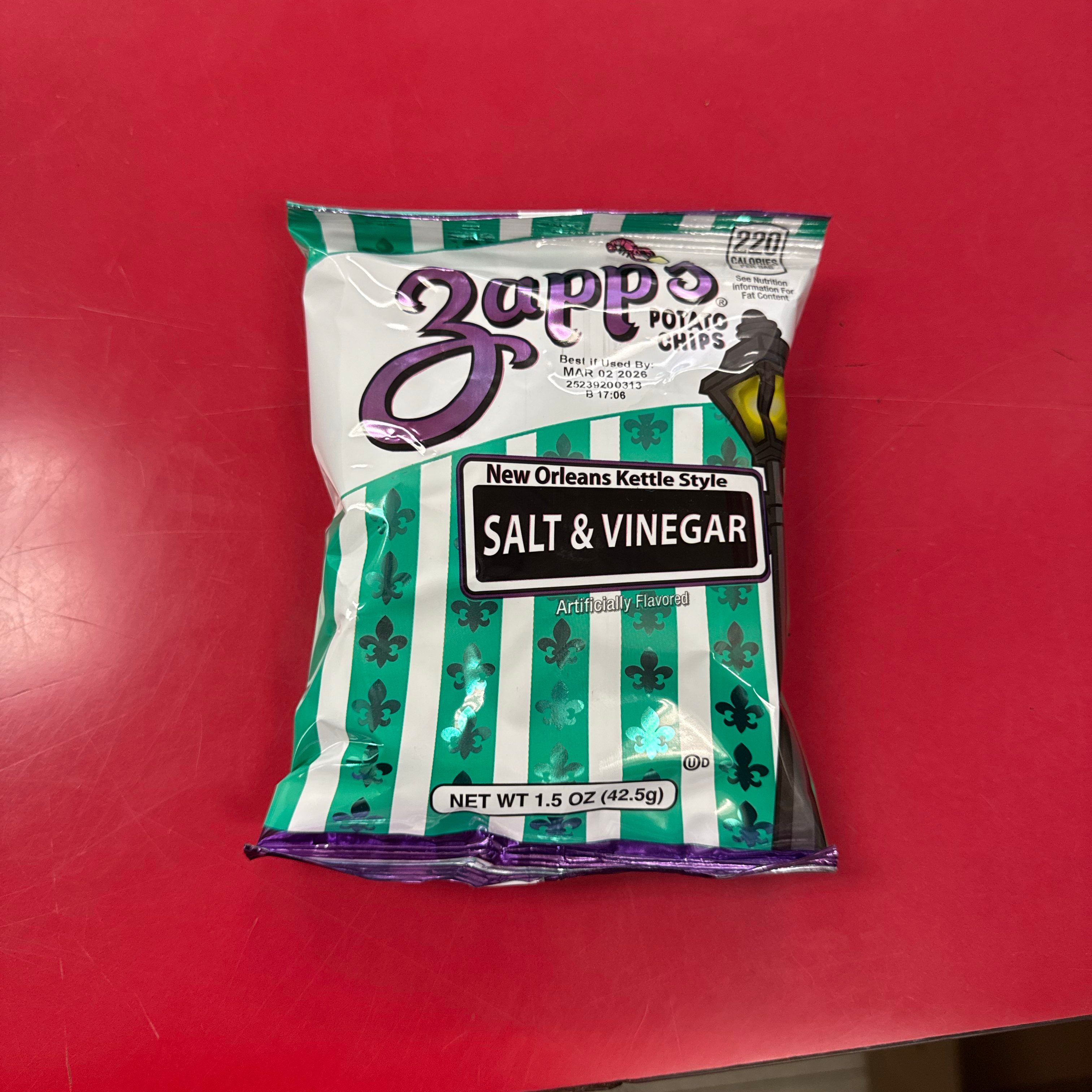 Salt & Vinegar Chips.