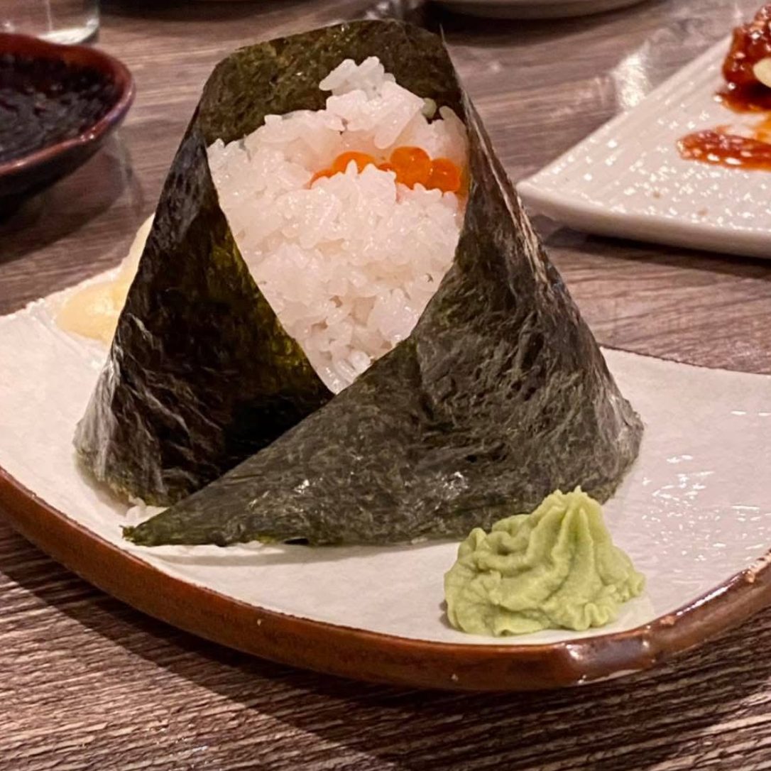Ikura Rice Ball.