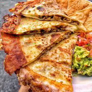 Famous Burnt Cheese Quesadilla 