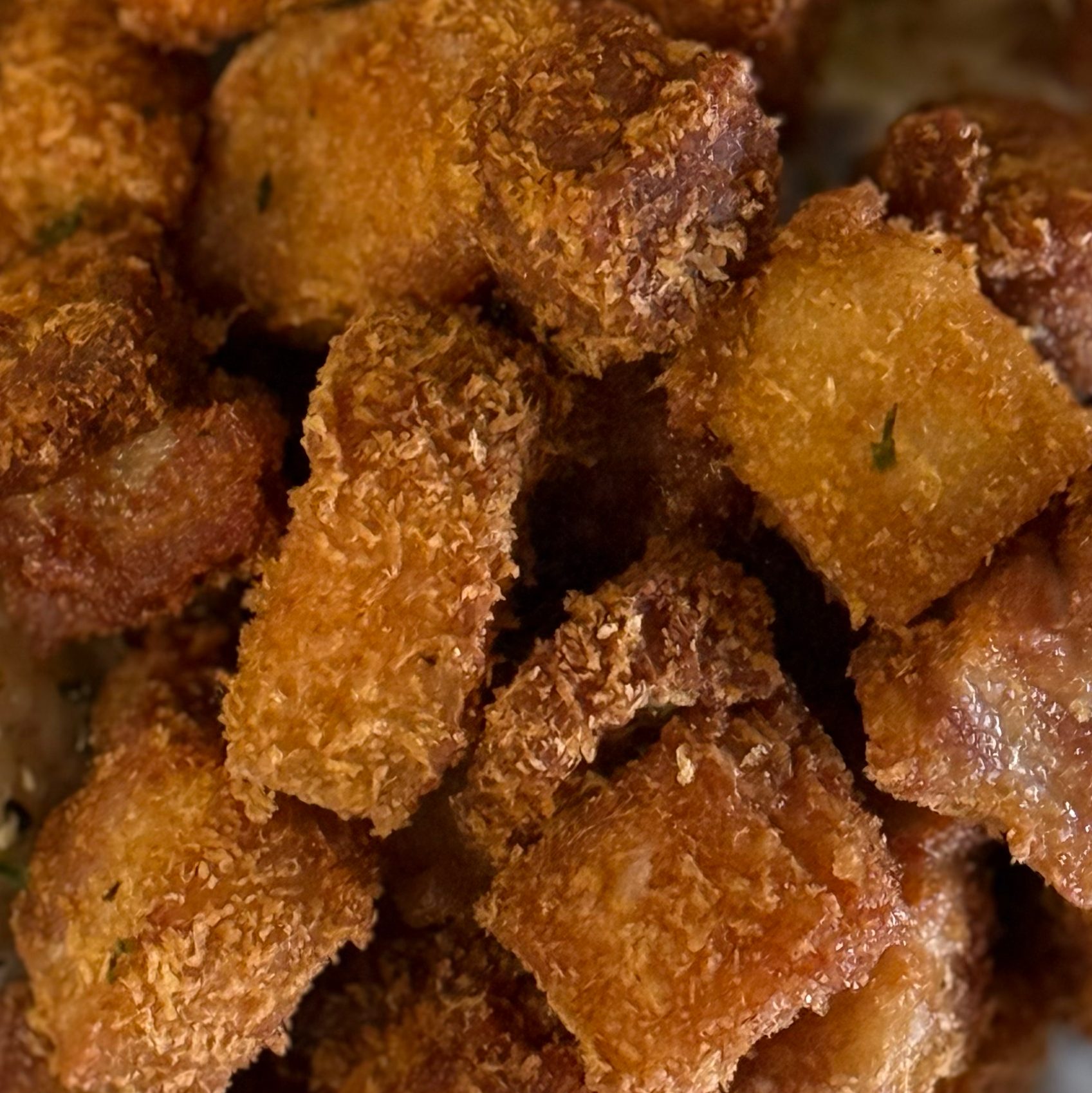 Deep Fried Pork Belly Full Pan.