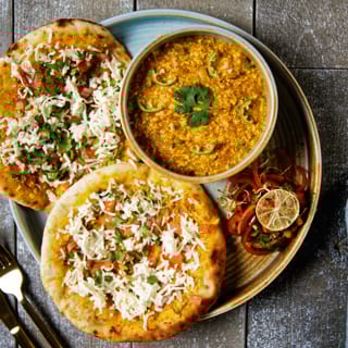 Amritsari Paneer Bhurji Kulcha