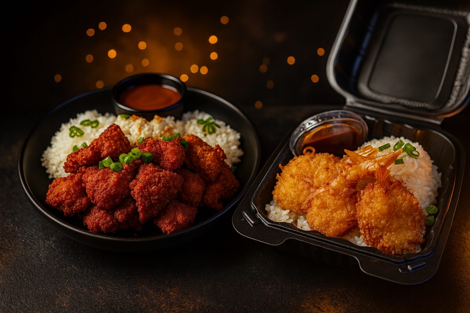 Island Fried Surf & Turf.