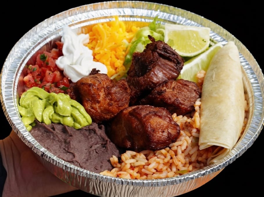 Carnitas Plate.
