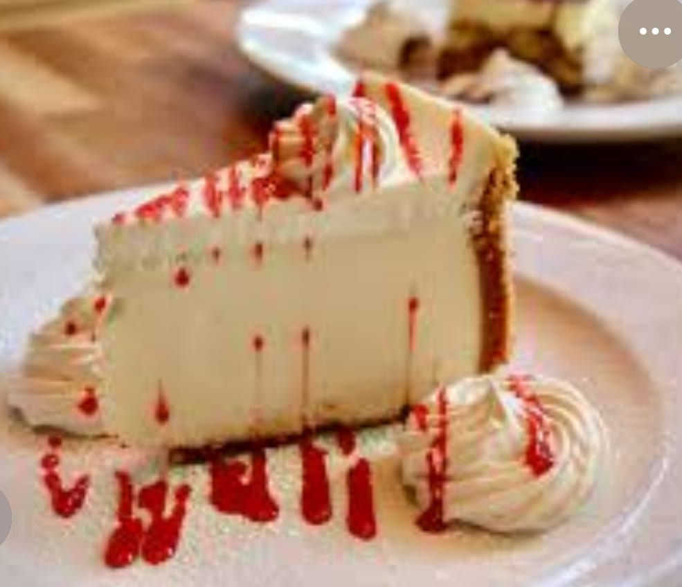 New York cheesecake.
