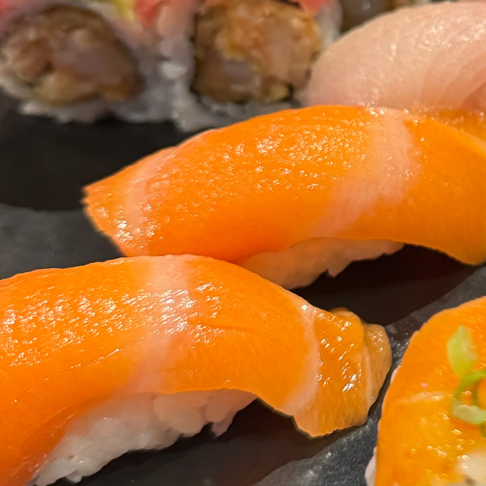 Salmon Sushi.