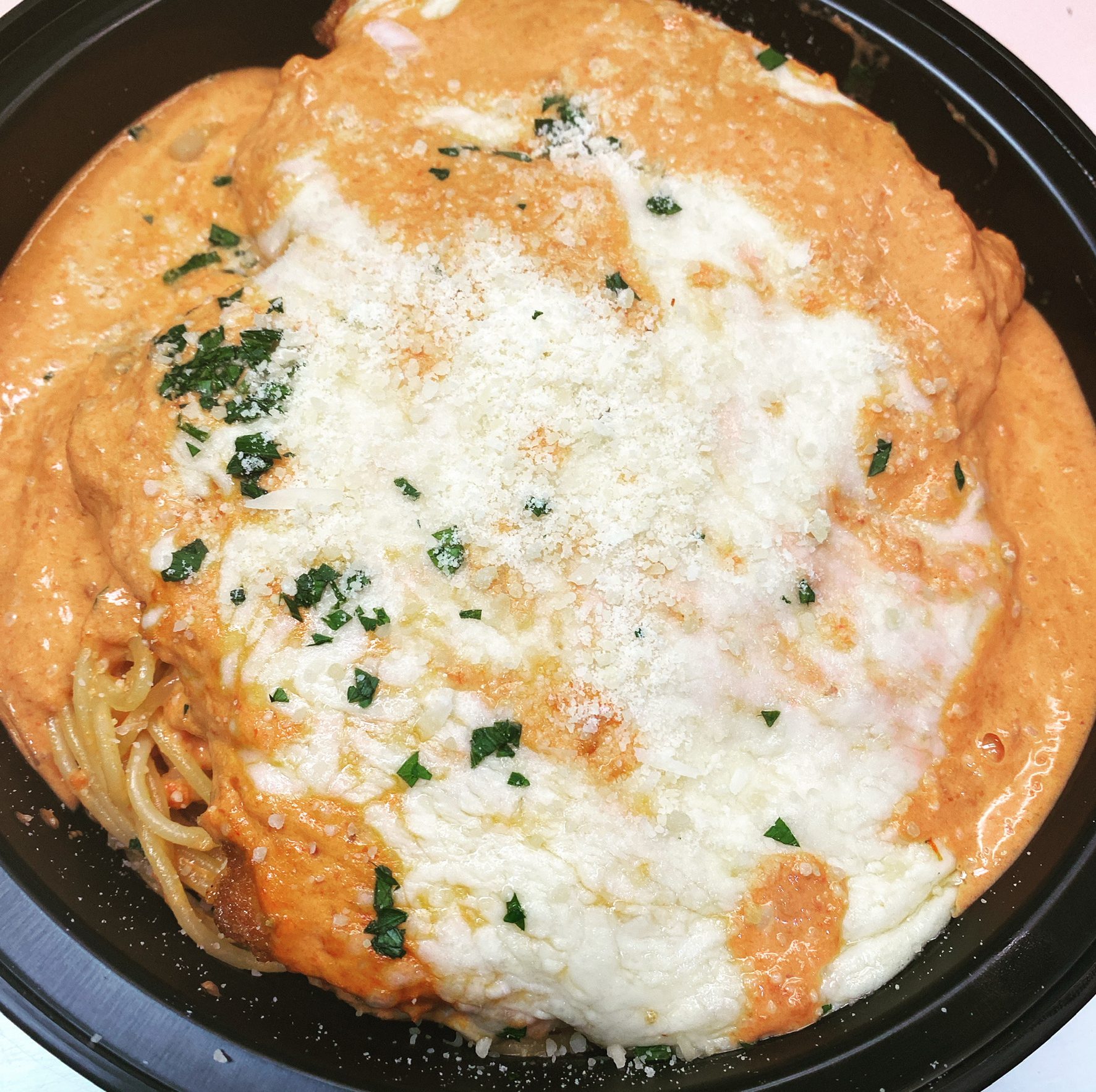 Chicken Parmigiana Vodka.