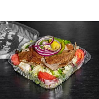 Greek Salad With Gyro Meat