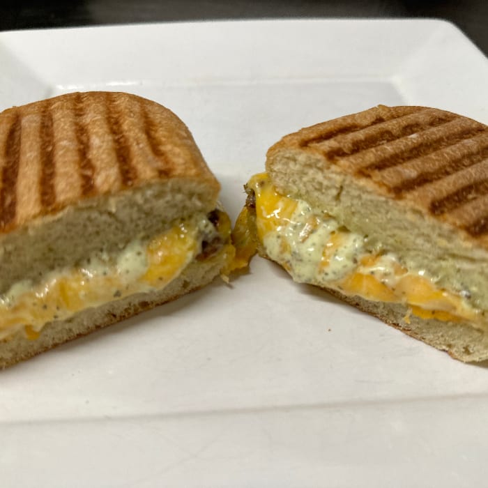 Gourmet Grilled Cheese Panini.