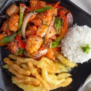 Sweet & Sour Chicken.