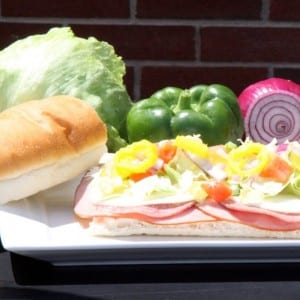 8” Sub or Wrap and a 16 Oz Drink.